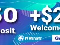 Get $50 No Deposit Bonus plus $200 Welcome Bonus on VT Markets